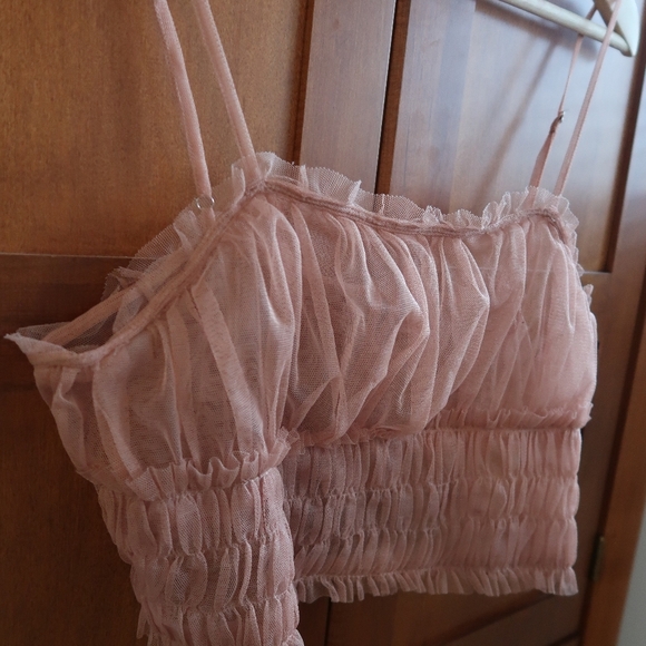 Vintage Gossamer Blush Top - Picture 7 of 10